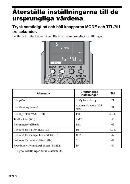 Sony HVL-F58AM - HVL-F58AM Consignes d&rsquo;utilisation Russe