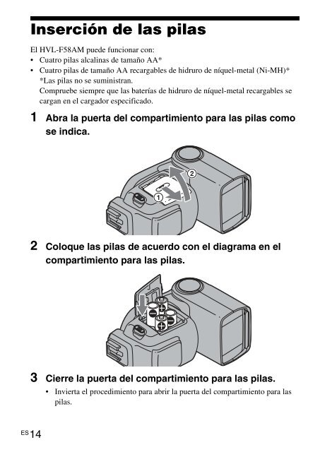 Sony HVL-F58AM - HVL-F58AM Consignes d&rsquo;utilisation Su&eacute;dois