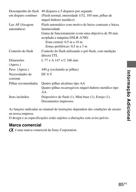 Sony HVL-F58AM - HVL-F58AM Consignes d&rsquo;utilisation Su&eacute;dois