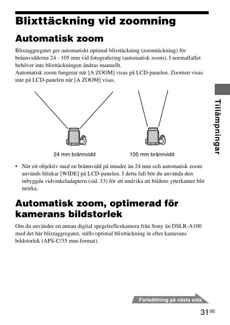 Sony HVL-F58AM - HVL-F58AM Consignes d&rsquo;utilisation Su&eacute;dois