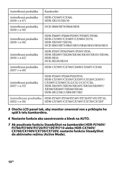 Sony SPK-HCH - SPK-HCH Consignes d&rsquo;utilisation Tch&egrave;que