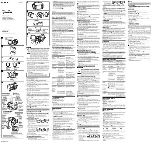 Sony SPK-HCH - SPK-HCH Mode d'emploi Russe