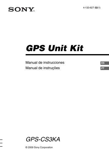 Sony GPS-CS3KA - GPS-CS3KA Consignes dâutilisation Portugais