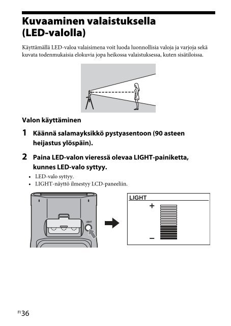 Sony HVL-F60M - HVL-F60M Consignes d&rsquo;utilisation Finlandais