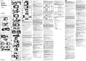 Sony MPK-THHB - MPK-THHB Consignes dâutilisation