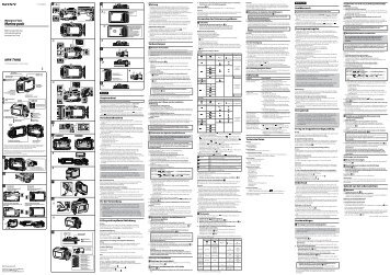 Sony MPK-THHB - MPK-THHB Consignes dâutilisation NÃ©erlandais