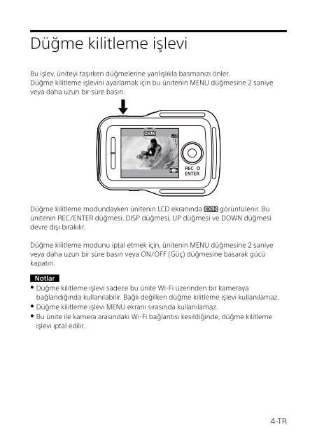 Sony RM-LVR1 - RM-LVR1 Consignes d&rsquo;utilisation Turc