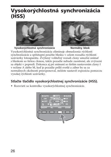 Sony HVL-F36AM - HVL-F36AM Consignes d&rsquo;utilisation Slovaque