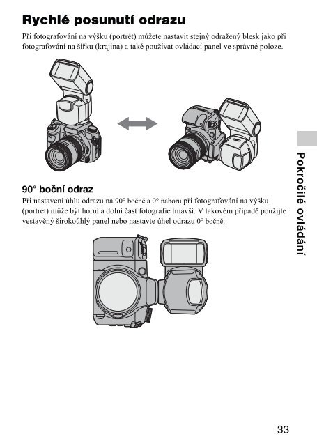 Sony HVL-F43AM - HVL-F43AM Mode d'emploi Tch&egrave;que