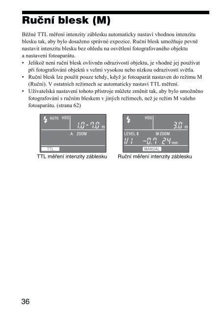 Sony HVL-F43AM - HVL-F43AM Mode d'emploi Tch&egrave;que