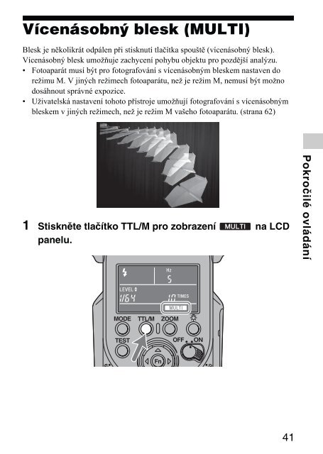 Sony HVL-F43AM - HVL-F43AM Mode d'emploi Tch&egrave;que