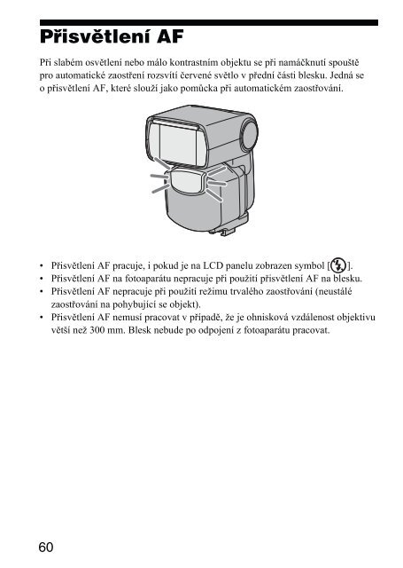 Sony HVL-F43AM - HVL-F43AM Mode d'emploi Tch&egrave;que