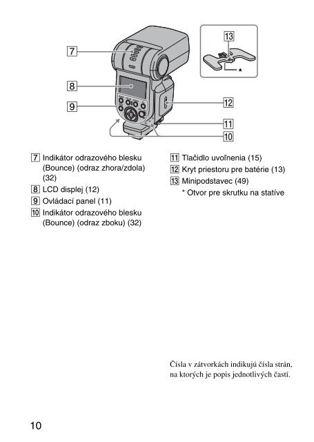 Sony HVL-F43AM - HVL-F43AM Mode d'emploi Tch&egrave;que