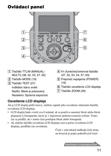 Sony HVL-F43AM - HVL-F43AM Mode d'emploi Tch&egrave;que