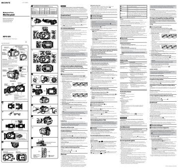 Sony MPK-WH - MPK-WH Consignes dâutilisation Italien