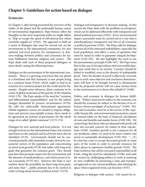 Study Guide for Laudato Si’