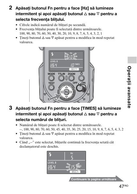 Sony HVL-F43M - HVL-F43M Consignes d&rsquo;utilisation Slovaque