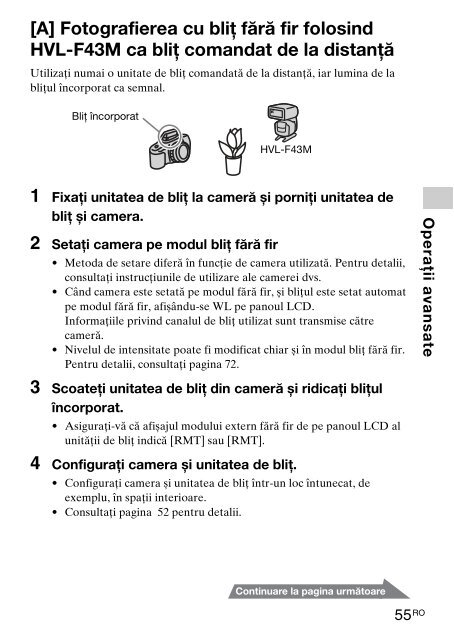 Sony HVL-F43M - HVL-F43M Consignes d&rsquo;utilisation Slovaque