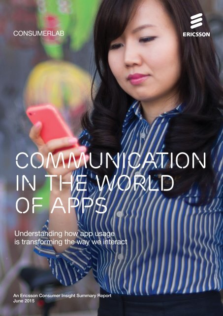 COMMUNICATION IN THE WORLD OF APPS