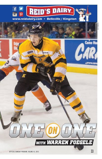 Kingston Frontenacs GameDay February 13, 2016