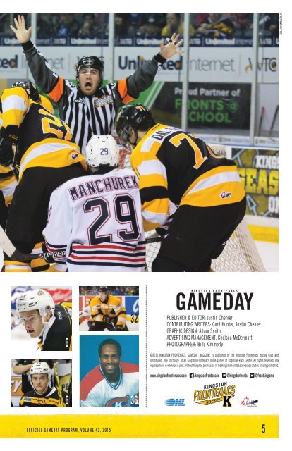 Kingston Frontenacs GameDay February 13, 2016