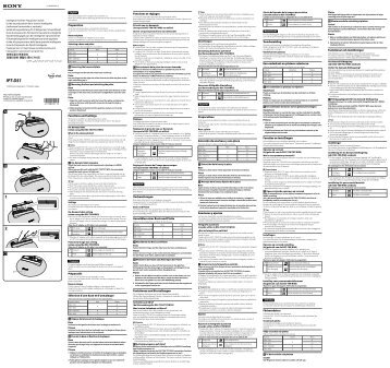 Sony IPT-DS1 - IPT-DS1 Consignes dâutilisation