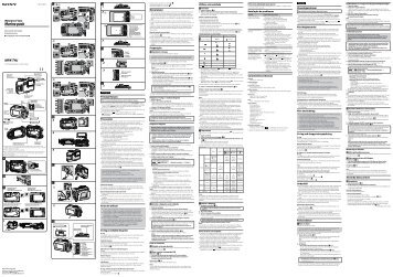 Sony MPK-THJ - MPK-THJ Consignes dâutilisation SuÃ©dois