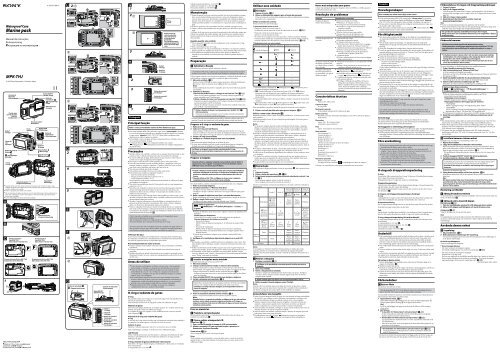 Sony MPK-THJ - MPK-THJ Consignes d&rsquo;utilisation Su&eacute;dois