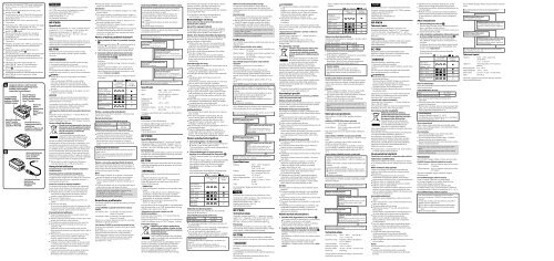 Sony ACC-TRW - ACC-TRW Consignes d&rsquo;utilisation Hongrois