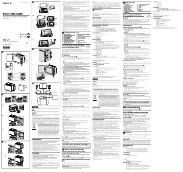 Sony HVL-LE1 - HVL-LE1 Consignes dâutilisation Portugais