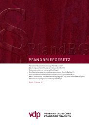 Pfandbriefgesetz (PfandBG) - Verband deutscher Pfandbriefbanken