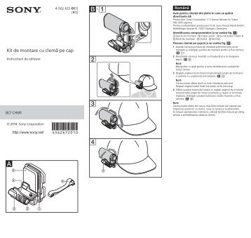 Sony BLT-CHM1 - BLT-CHM1 Consignes dâutilisation Roumain