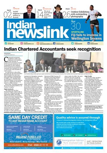 Indian Newslink Feb 15, 2016 Digital Edition