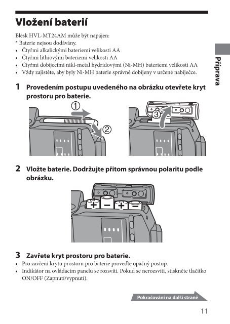 Sony HVL-MT24AM - HVL-MT24AM Mode d'emploi Tch&egrave;que