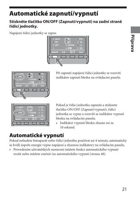 Sony HVL-MT24AM - HVL-MT24AM Mode d'emploi Tch&egrave;que