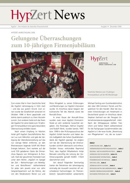 Dezember 2006 - HypZert GmbH