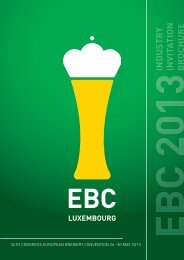 who exhibits - the 34th European Brewery Convention