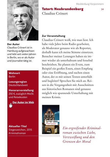 Gmeiner-Verlag Lesungen und Veranstaltungen