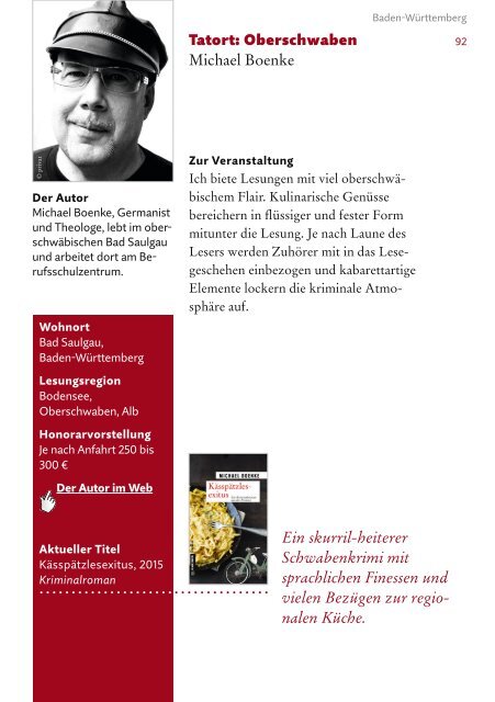 Gmeiner-Verlag Lesungen und Veranstaltungen