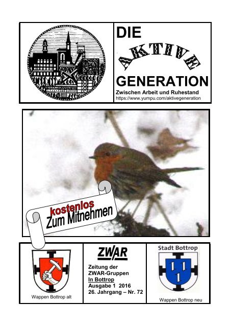 ZWAR-Zeitung Ausgabe 1  2016 neu
