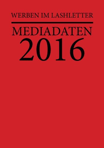 Mediadaten 2016