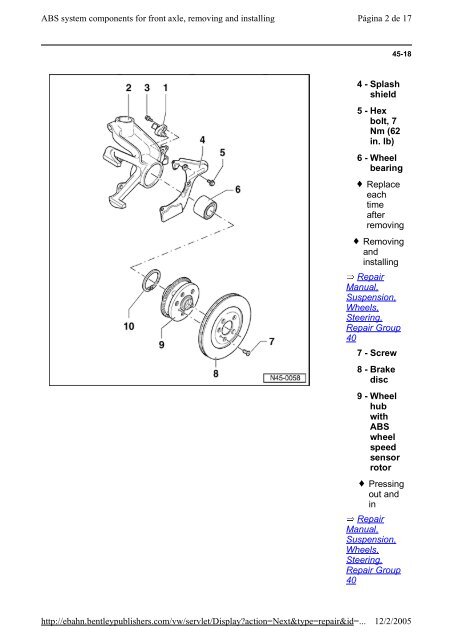 Bentley Volkswagen.Golf.Jetta.R32.Official.Factory.Repair.Manual.1999-2005