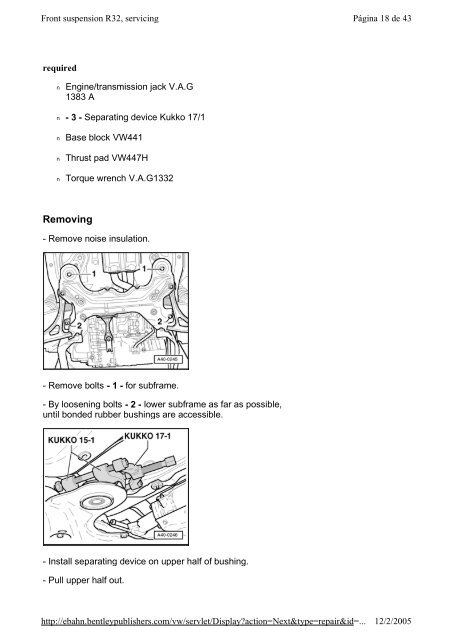 Bentley Volkswagen.Golf.Jetta.R32.Official.Factory.Repair.Manual.1999-2005