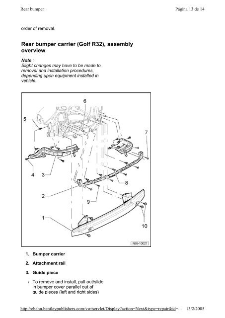 Bentley Volkswagen.Golf.Jetta.R32.Official.Factory.Repair.Manual.1999-2005