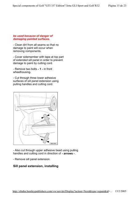 Bentley Volkswagen.Golf.Jetta.R32.Official.Factory.Repair.Manual.1999-2005