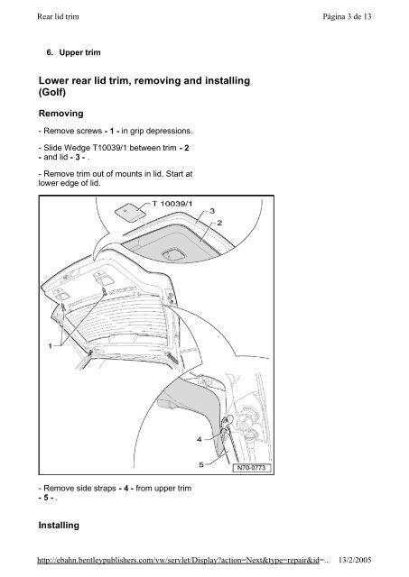 Bentley Volkswagen.Golf.Jetta.R32.Official.Factory.Repair.Manual.1999-2005