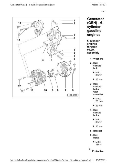 Bentley Volkswagen.Golf.Jetta.R32.Official.Factory.Repair.Manual.1999-2005