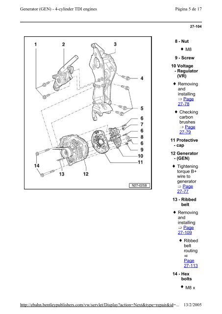 Bentley Volkswagen.Golf.Jetta.R32.Official.Factory.Repair.Manual.1999-2005