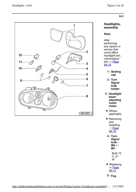 Bentley Volkswagen.Golf.Jetta.R32.Official.Factory.Repair.Manual.1999-2005