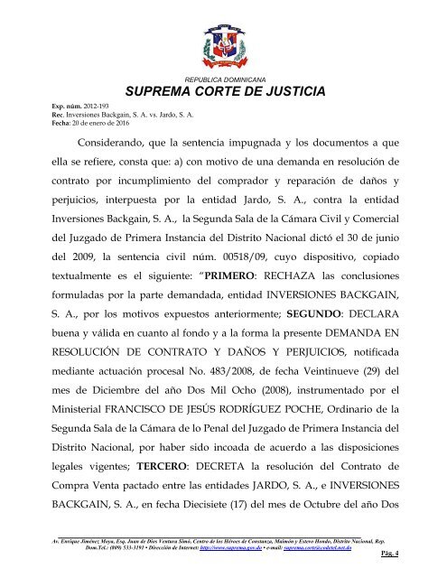 SUPREMA CORTE DE JUSTICIA